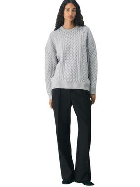 NWOT Aritzia Heritage Knit Merino Wool Crew Sweater